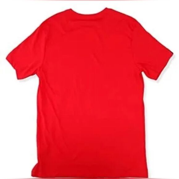 Nike Air Swoosh DX1985-657 Men's Red & White Short Sleeve T-shirt Size M NWT - Picture 2 of 4